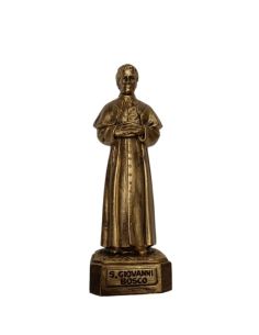 Estatua Don Bosco Resina 12 Cm Dorado