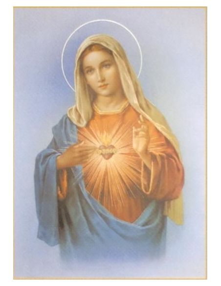 Cartel 49X68  614-Cr. Nº 24 Corazon De Maria