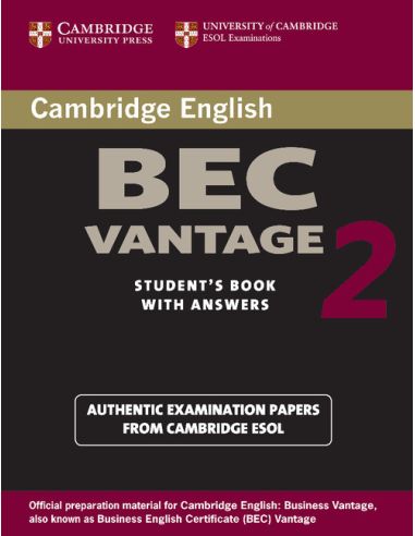 Cambridge BEC Vantage 2 Student's Book with Answers