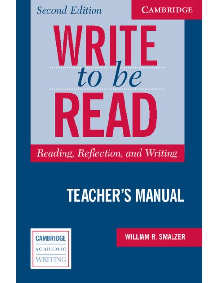 Write to be Read Teacher's Manual