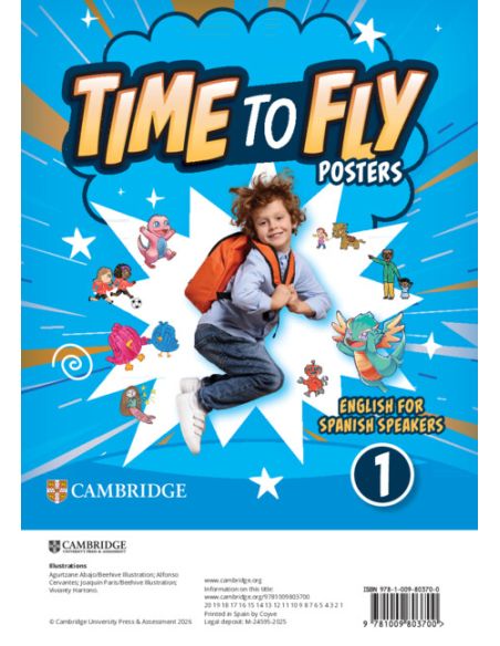 Time to Fly Level 1 Posters English for Spanish Speakers