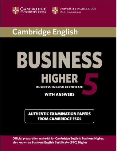 Cambridge English Business 5 Higher Student's Book with Answers