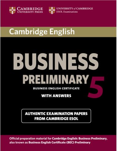 Cambridge English Business 5 Preliminary Student's Book with Answers
