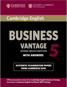 Cambridge English Business 5 Vantage Student's Book with Answers