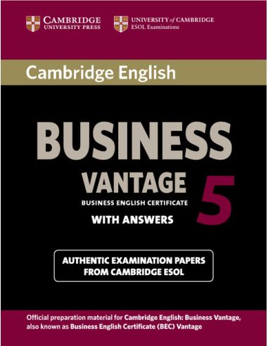 Cambridge English Business 5 Vantage Student's Book with Answers