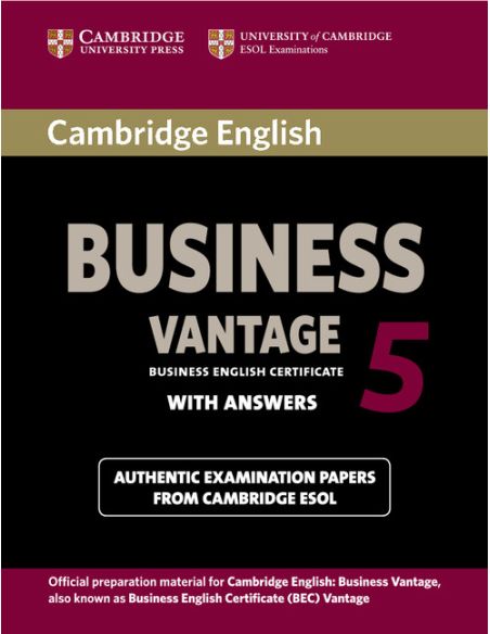 Cambridge English Business 5 Vantage Student's Book with Answers