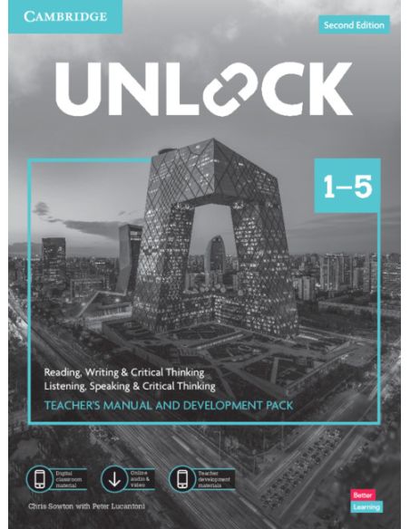 Unlock Levels 15 Teachers Manual and Development Pack w/Downloadable Audio, Video and Worksheets