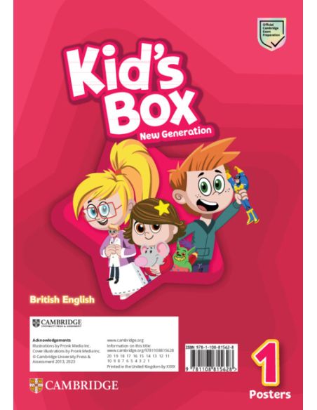 Kid's Box New Generation Level 1 Posters British English