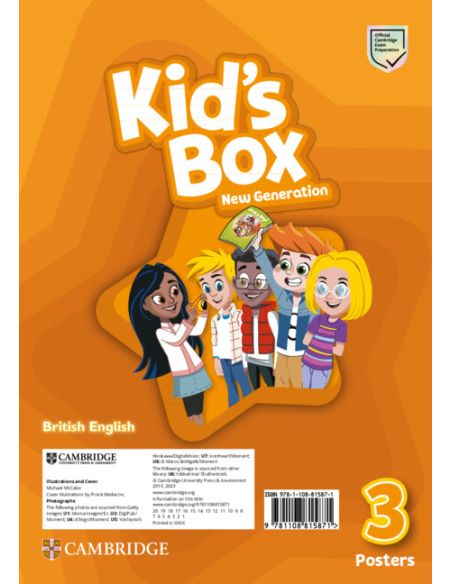 Kid's Box New Generation Level 3 Posters British English