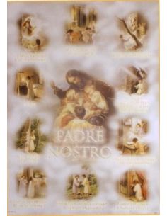 Cartel 49X68  614-Cr. Nº 15 Padre Nuestro