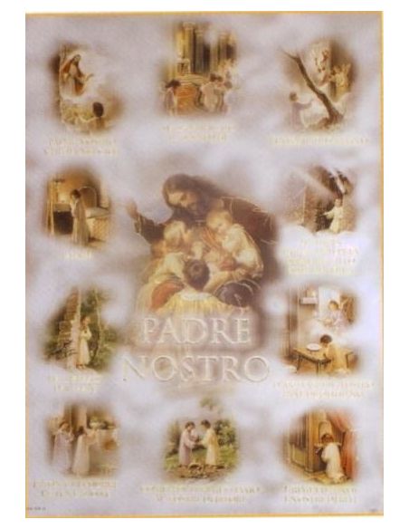 Cartel 49X68  614-Cr. Nº 15 Padre Nuestro