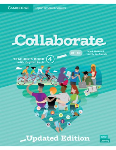 Collaborate Level 4 Teachers Book with Digital Pack English for Spanish Speakers Updated