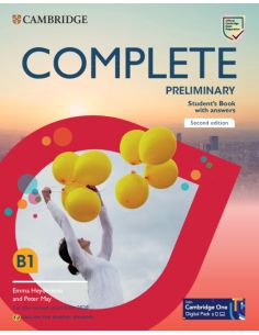 Complete Preliminary Student's Pack Updated (Student's Book without Answers and Workbook without Answers and Audio) English for
