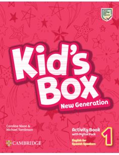 Kid'S Box New Generation English For Spanish Speakers Level 1 Activity Book With Home Booklet And Digital Pack 2