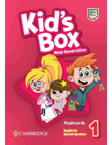 Kid's Box New Generation Level 1 Flashcards English for Spanish Speakers