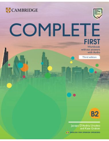 Complete First Workbook without answers with Audio English for Spanish Speakers