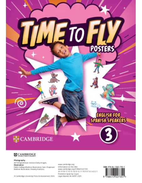Time to Fly Level 3 Posters English for Spanish Speakers