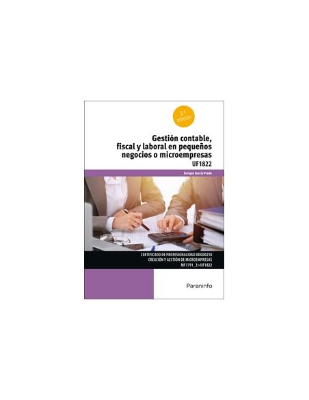 Gestión Contable, Fiscal Y Laboral En Pequeños Negocios O Microempresas