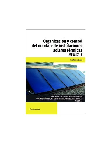 Organización Y Control Del Montaje De Instalaciones Solares Térmicas
