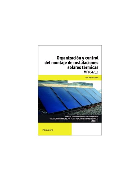 Organización Y Control Del Montaje De Instalaciones Solares Térmicas