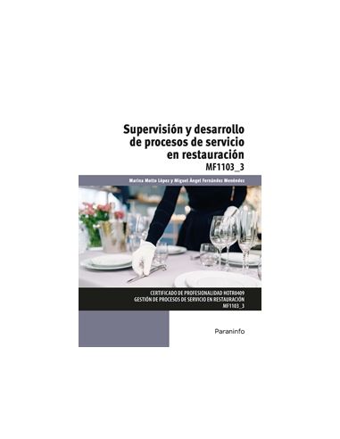 Supervisión Y Desarrollo De Procesos De Servicio En Restauración