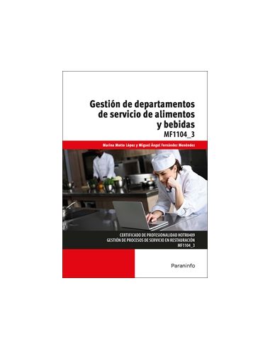 Gestión De Departamentos De Servicio De Alimentos Y Bebidas