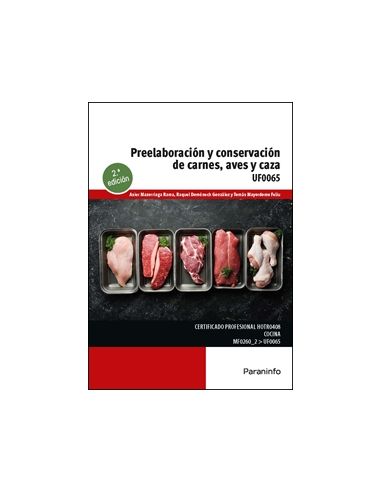 Preelaboración Y Conservación De Carnes, Aves Y Caza