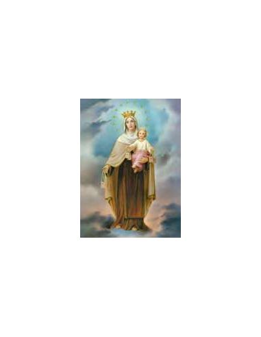 Cartel 49X68  614-Cr. Nº 35 Virgen Del Carmen