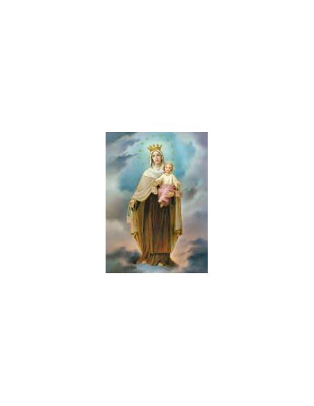 Cartel 49X68  614-Cr. Nº 35 Virgen Del Carmen