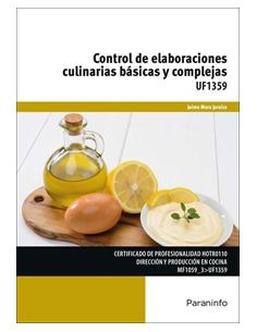 Control De Elaboraciones Culinarias Básicas Y Complejas