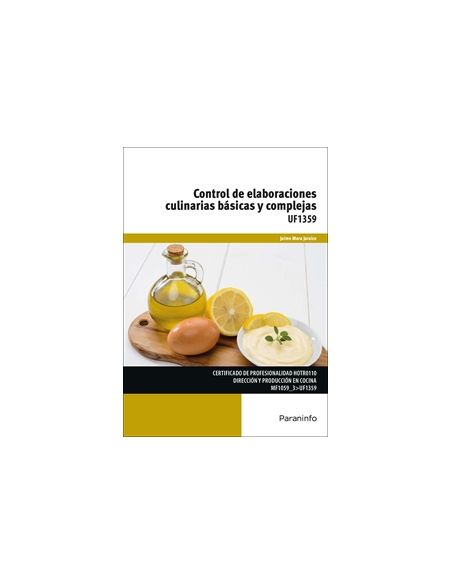 Control De Elaboraciones Culinarias Básicas Y Complejas