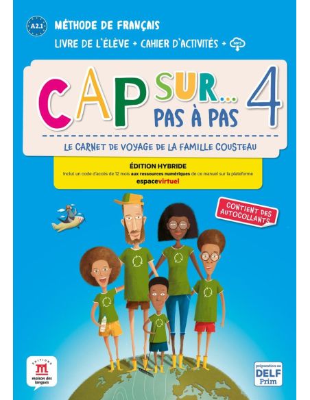 Cap Sur Pas A Pas 4 Livre&Cahier Epk