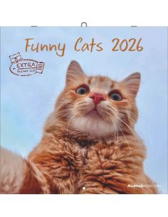 Calendario 2026 - Funny Cats (30X30) (160939)