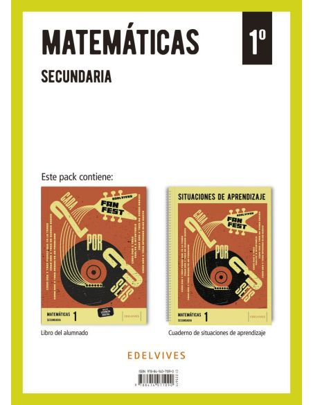 Matemáticas 1.º ESO + Cdno Situaciones Aprendizaje