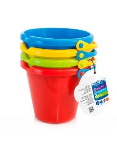 Cubos de arena y agua para jugar en el patio set de 4