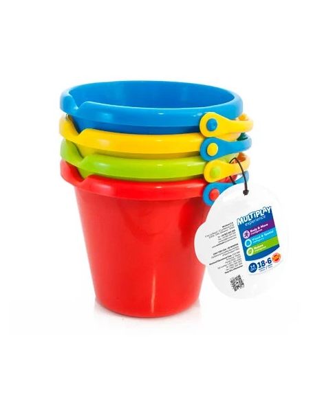 Cubos de arena y agua para jugar en el patio set de 4