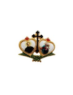 Alfiler Corazones M.Auxil-D.Bosco R440/0