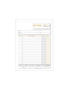 Talonario Facturas Plus Office Natural 109Mmx153Mm Duplicado 50