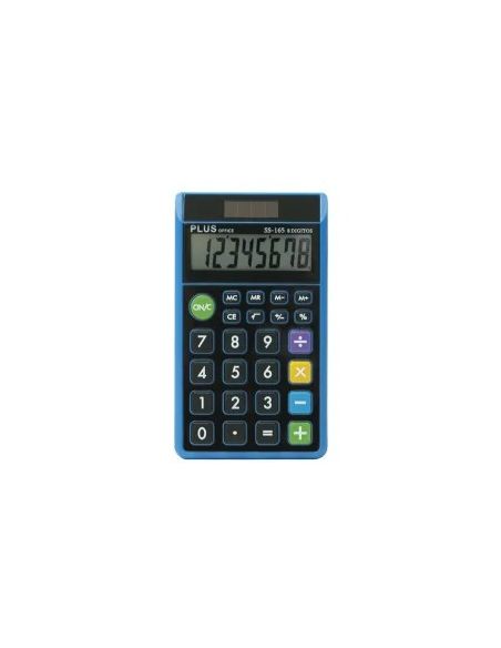 Calculadora Plus Office Ss 165 Negro/Azul