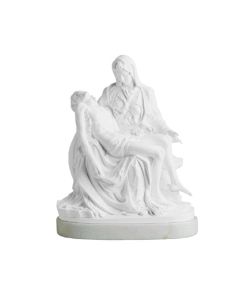 Piedad De Miguel Angel 7 Cm. Alabastro