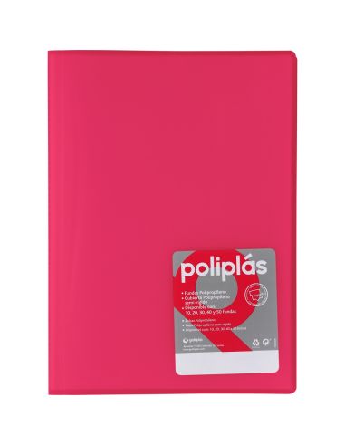 Carpeta 50 Fundas Poliplas A4 Translucido colores Surtidos