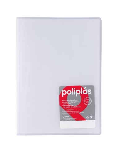 Carpeta 50 Fundas Poliplas A4 Translucido colores Surtidos