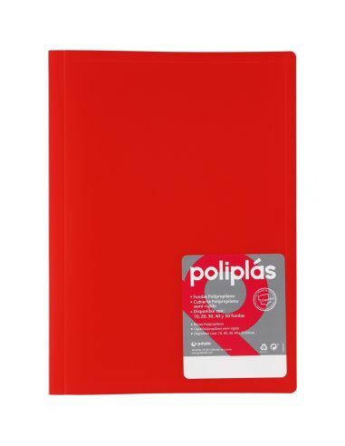 Carpeta 50 Fundas Poliplas A4 Translucido colores Surtidos