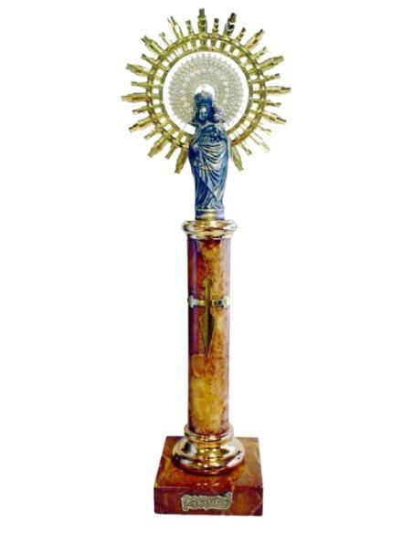 Virgen Del Pilar Bocel Marron 46Cm