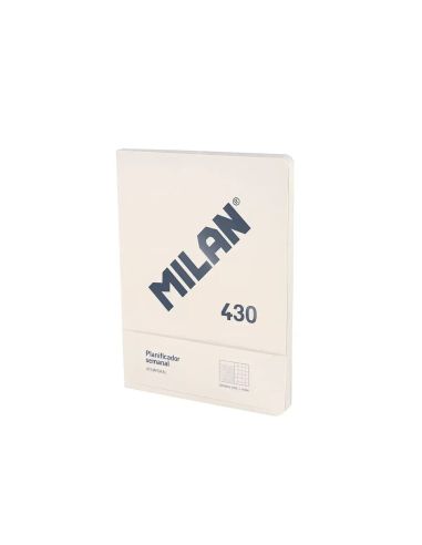 Planificador semanal y mensual, 430 since 1918, beige