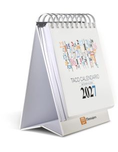Taco Calendario Del Corazon De Jesus Mesa Numeros 2027