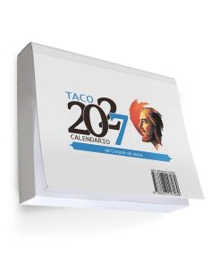 Taco Calendario Del Corazon De Jesus Notas Con Iman 2027