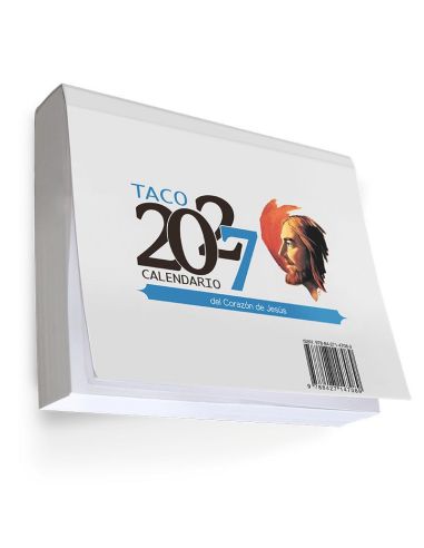 Taco Calendario Del Corazon De Jesus Notas Con Iman 2027