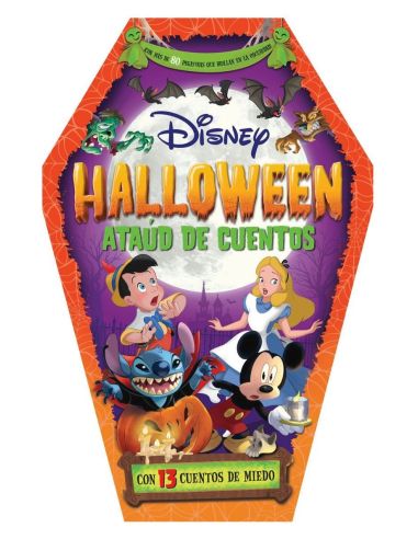 Disney - Ataud De Cuentos De Halloween - Incluye 13 Cuentos Terrorificos