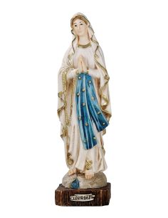 Virgen de Lourdes  20Cm Rensina Marmol